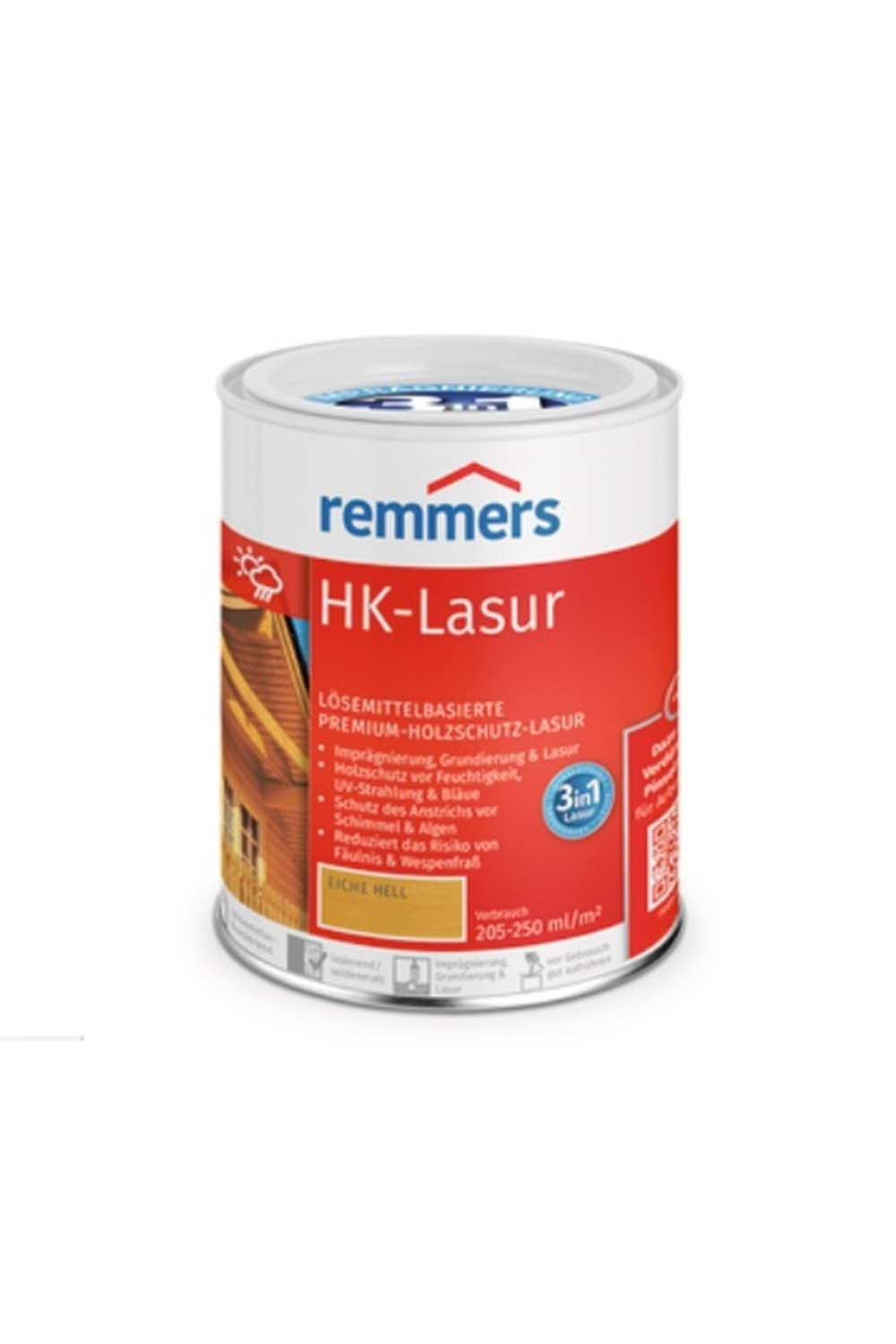 REMMERS HK-LASUR SOL.BAZ. ŞEFFAF 2,5 LT