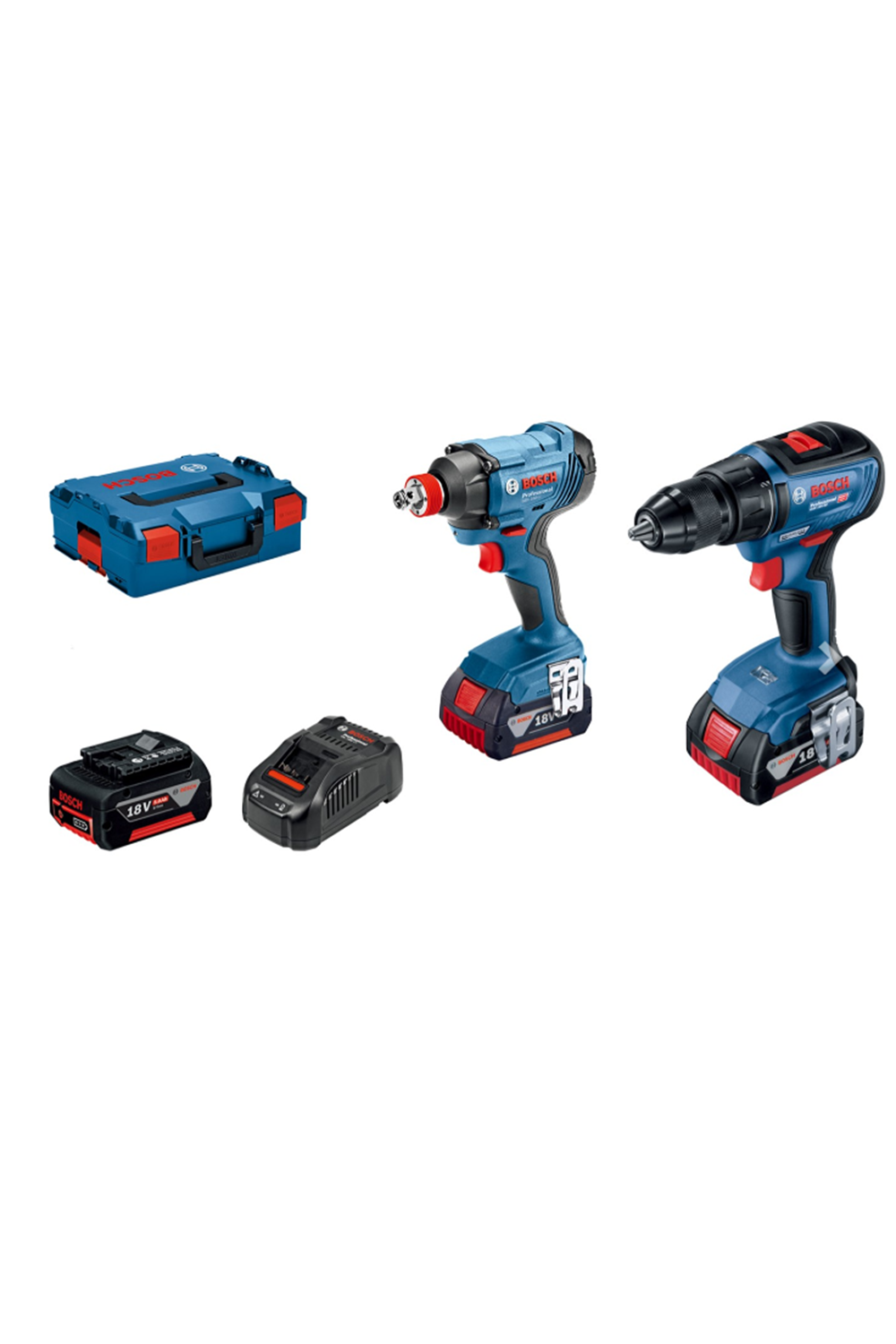 BOSCH GSR 18V-50 + GDX 180-LI 3*5,0 AH SET