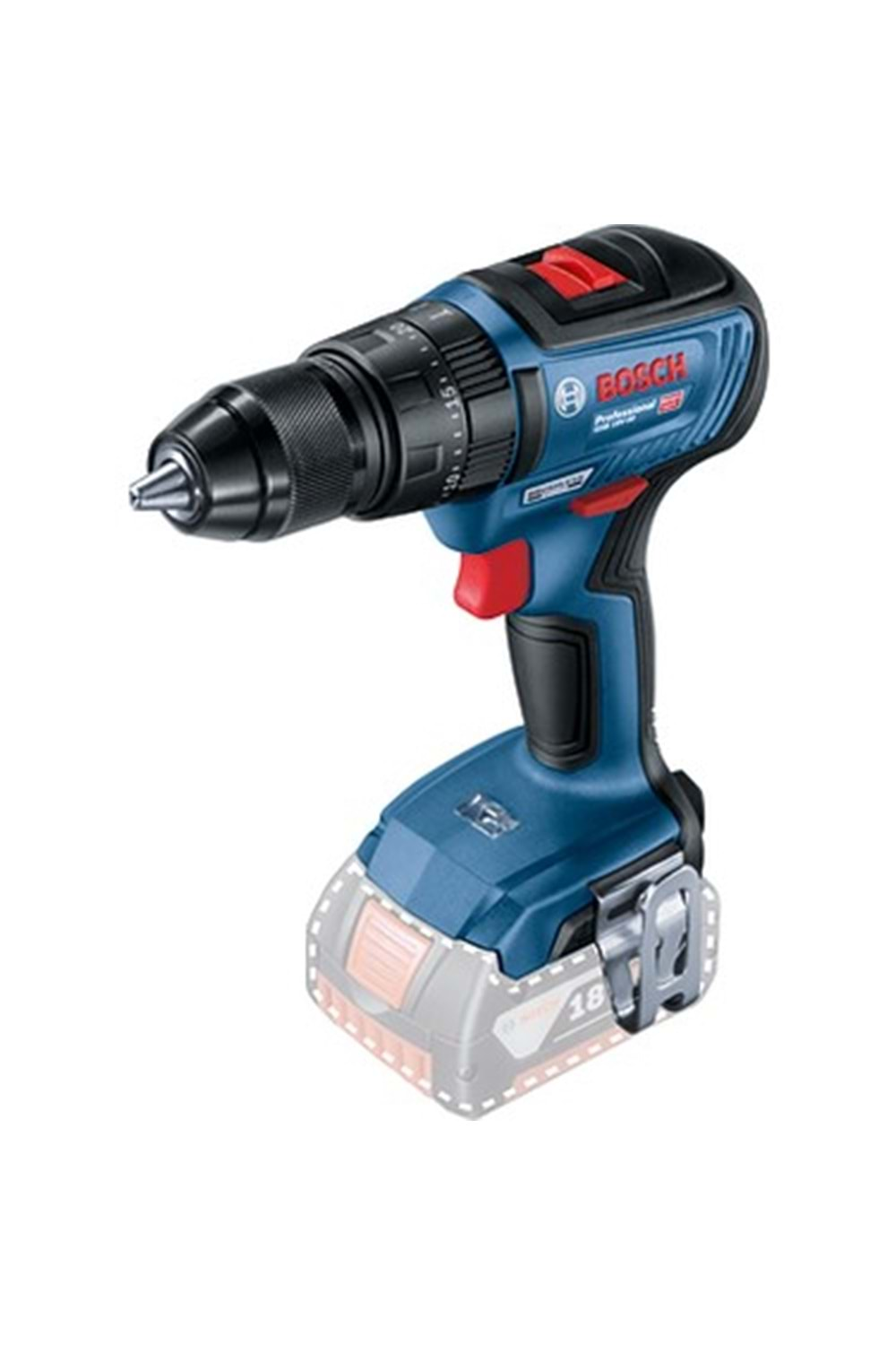 BOSCH GSB 18V-50 AKÜLÜ DARBELİ MATKAP 18V 2*5,0 AH KÖMÜRSÜZ (SOLO)