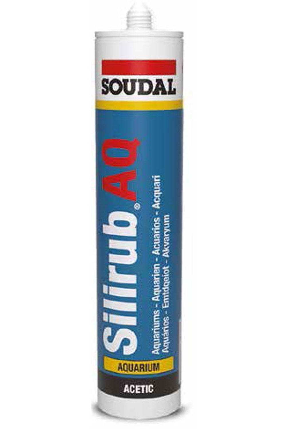 SOUDAL AKVARYUM SİLİKONU ŞEFFAF SİLİRUB Q 300 ML