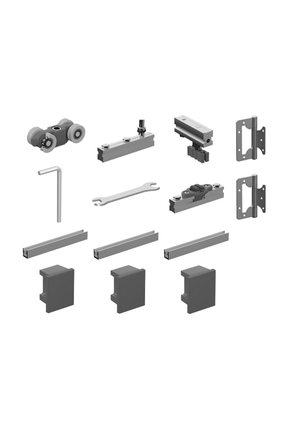 ALBATUR MASTERFOLD 60 122-9061-1410 60 KG KATLANIR SÜRME KAPI SİSTEMİ