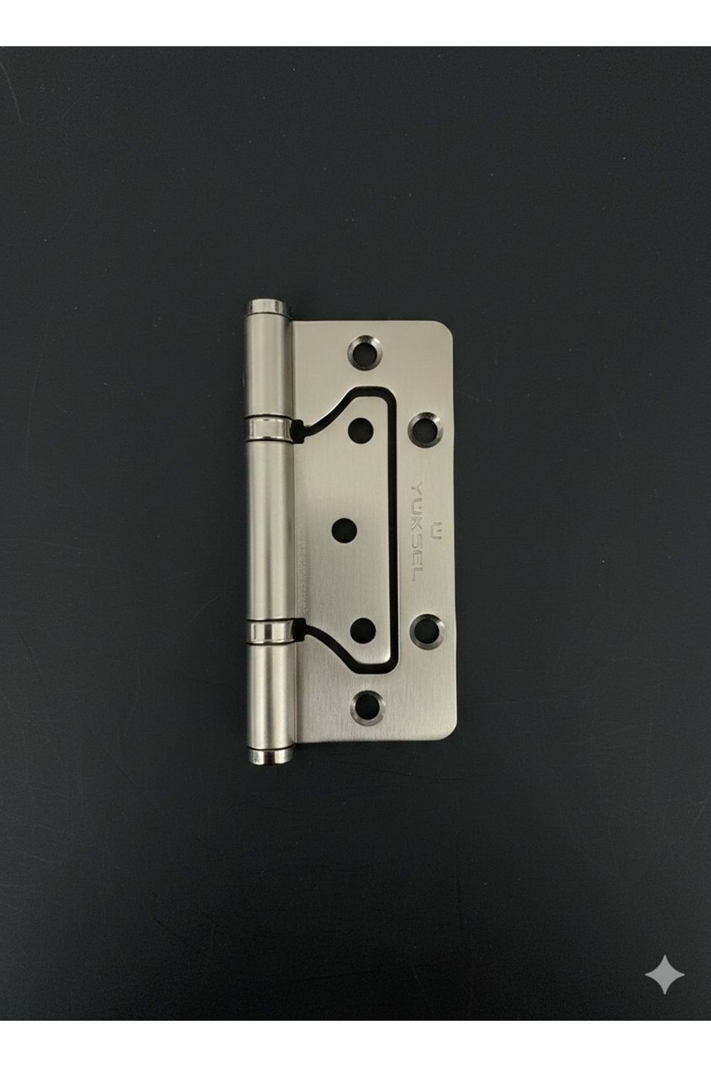 YÜKSEL ÇELİK 10 CM KELEBEK YÖNSÜZ MENTEŞE İNOX 2,5 MM (25)