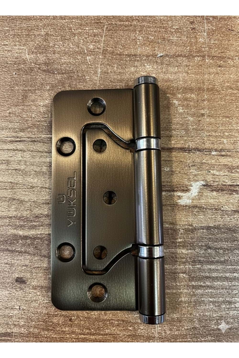 YÜKSEL ÇELİK 10 CM KELEBEK YÖNSÜZ MENTEŞE KAHVE 2,5 MM (25)