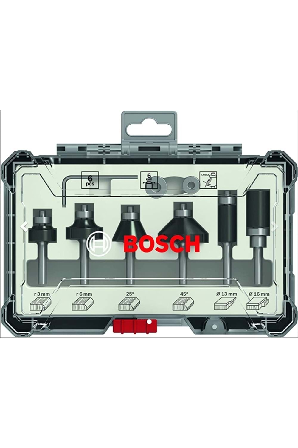BOSCH FREZE SETİ 6 LI