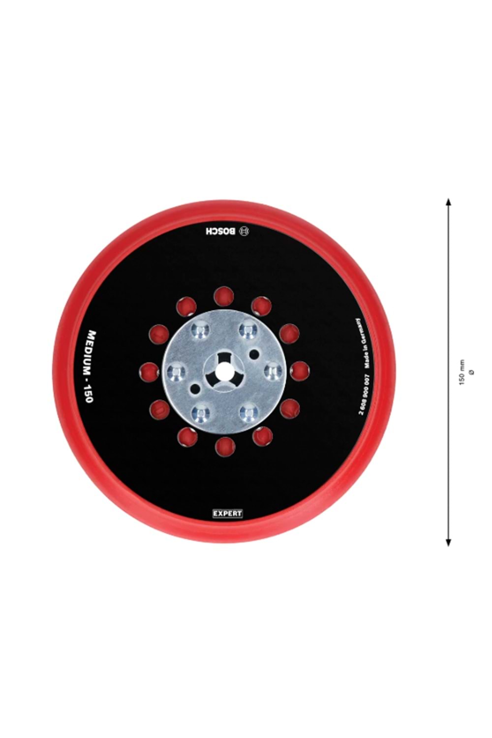 BOSCH 150 MM ZIMPARA TABANI ORTA SERTLİKTE (GEX34-150 40-50)