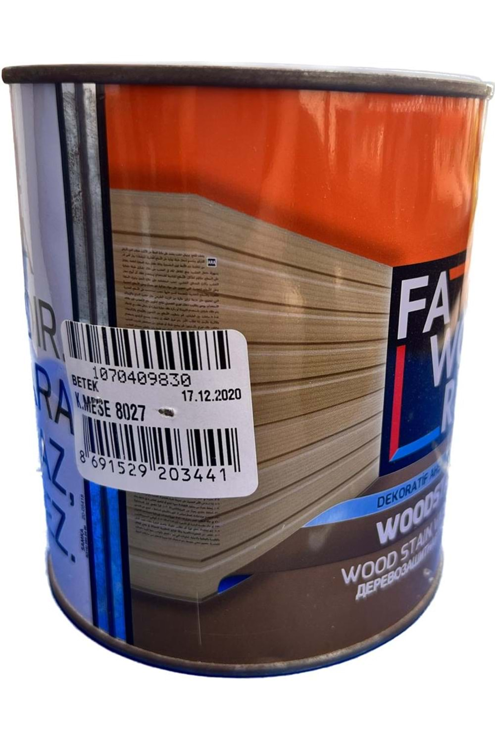 FAWORİ WOOD STAIN RUSTİK KOYU MEŞE 2,5 LT