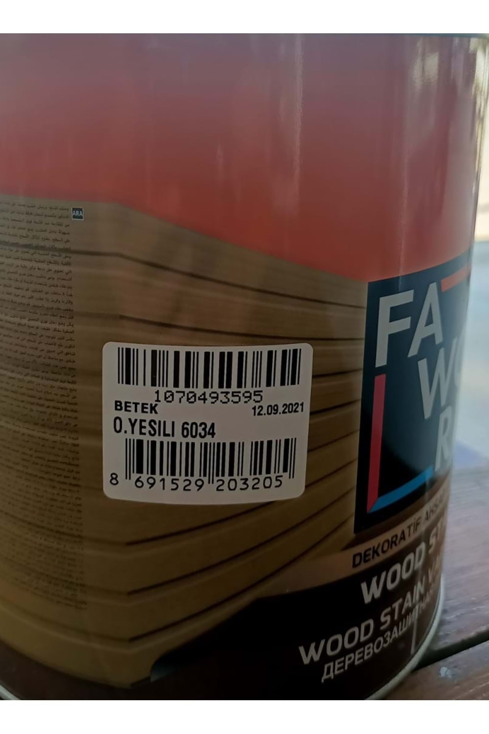 FAWORİ WOOD STAIN ORMAN YEŞİL 2,5 LT