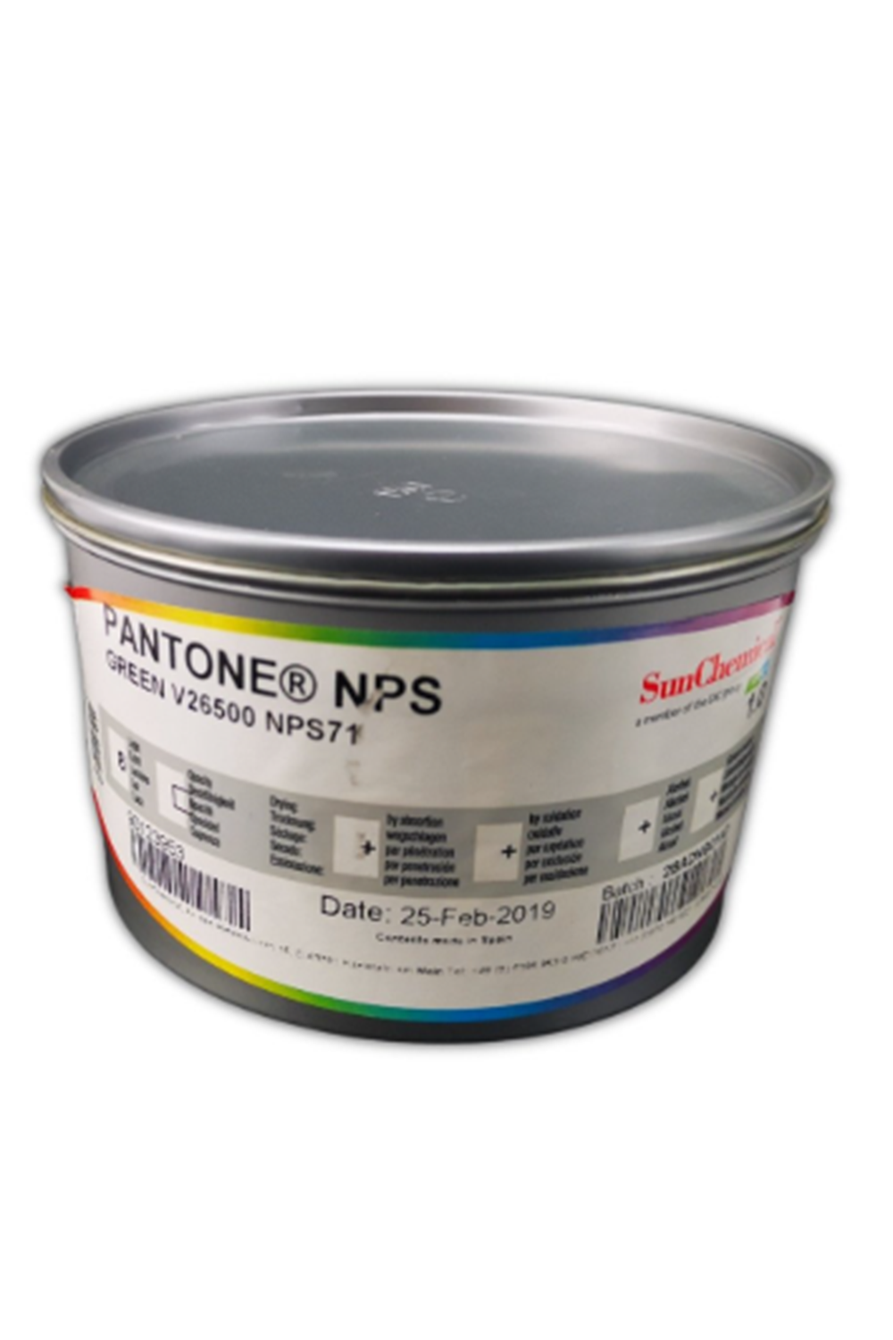 SUNCHEMİCAL MATBAA BOYASI BEYAZ 4 KG