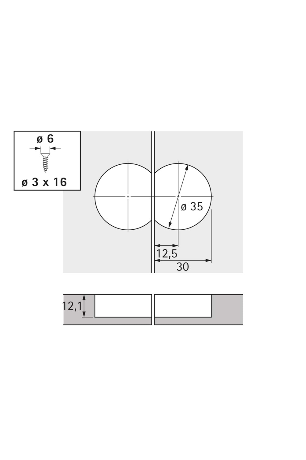 HETTİCH MARKANT DÜŞER KAPAK MENTEŞESİ (HAVUZ KAPAK)