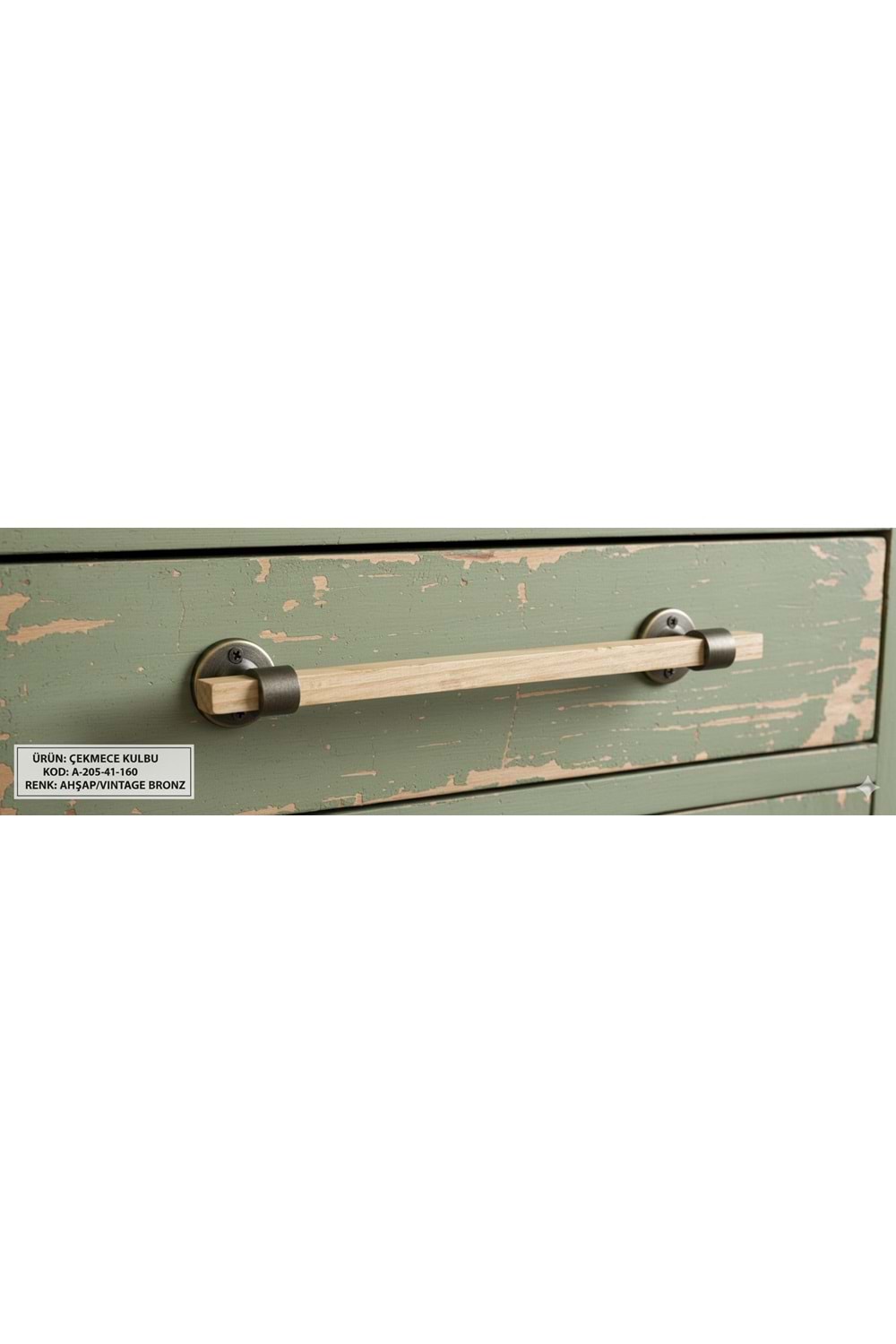 TOMURCUK A205 160 MM TAHTA KULP