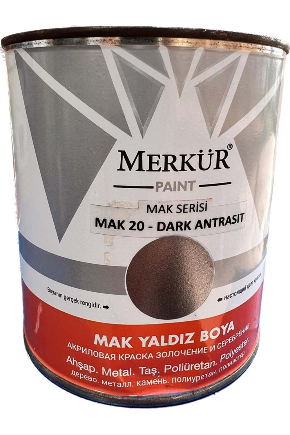 MERKÜR GOLD MAK-20 DARK ANTRASIT 750 GR