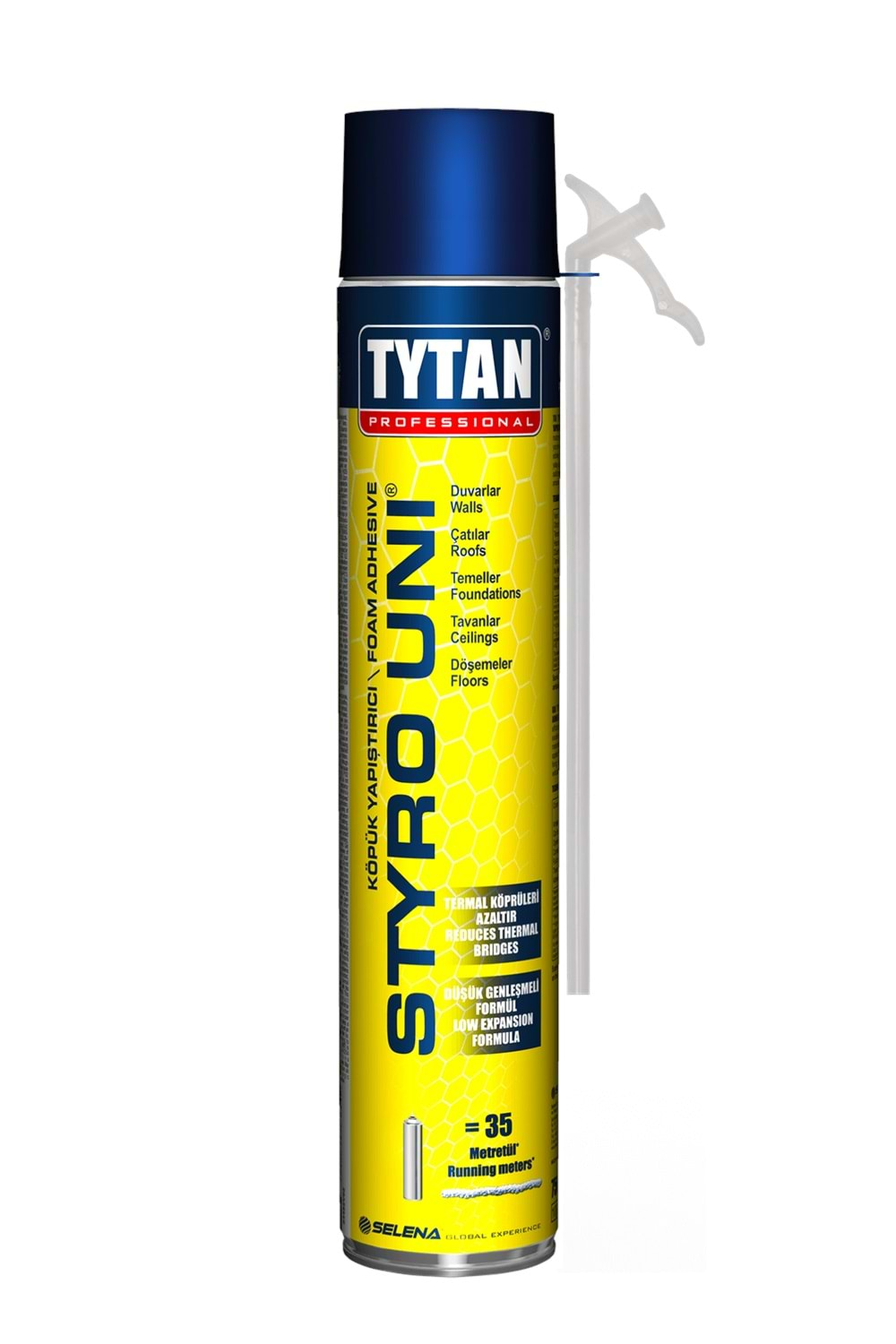 TYTAN PROF. STYRO UNI PİPETLİ MANTOLAMA KÖPÜK 750 ML (12)