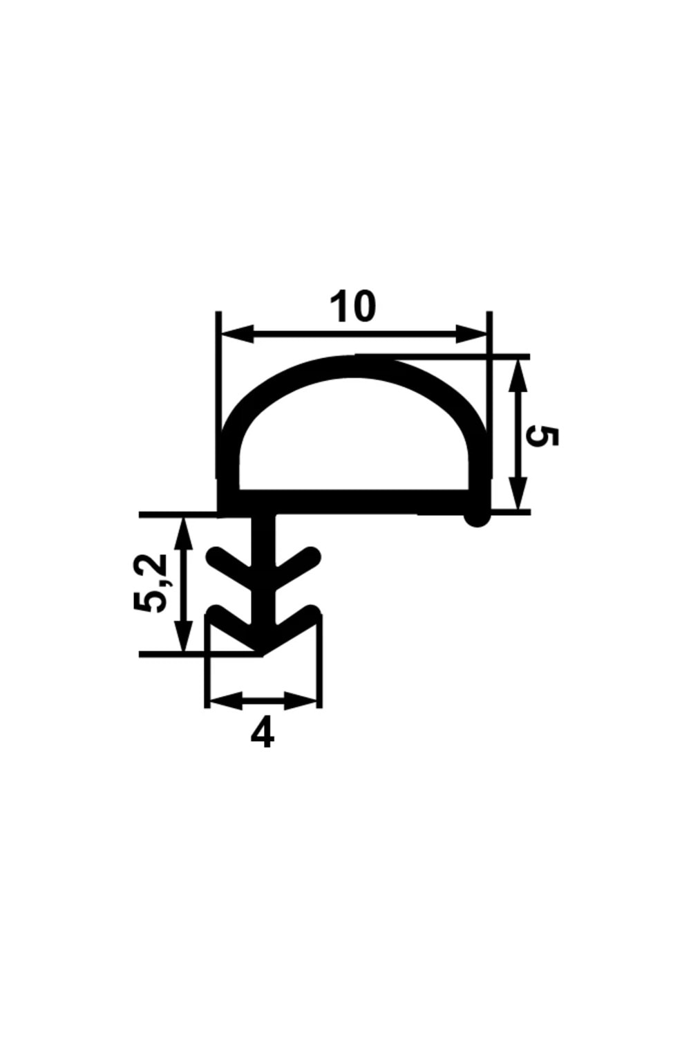 YANDAN TIRNAKLI YUMUŞAK 10 MM FİTİL BEYAZ (100 MT)