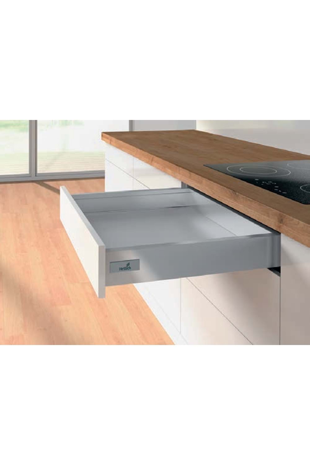 HETTİCH INNOTECH ATIRA YANAKLI RAY 350 MM 70 MM BORDÜRSÜZ