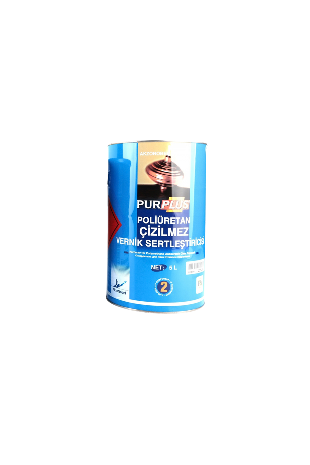 AKZO PURPLUS POLİÜRETAN ÇİZİLMEZ VERNİK SERTLEŞTİRİCİ 5 KG
