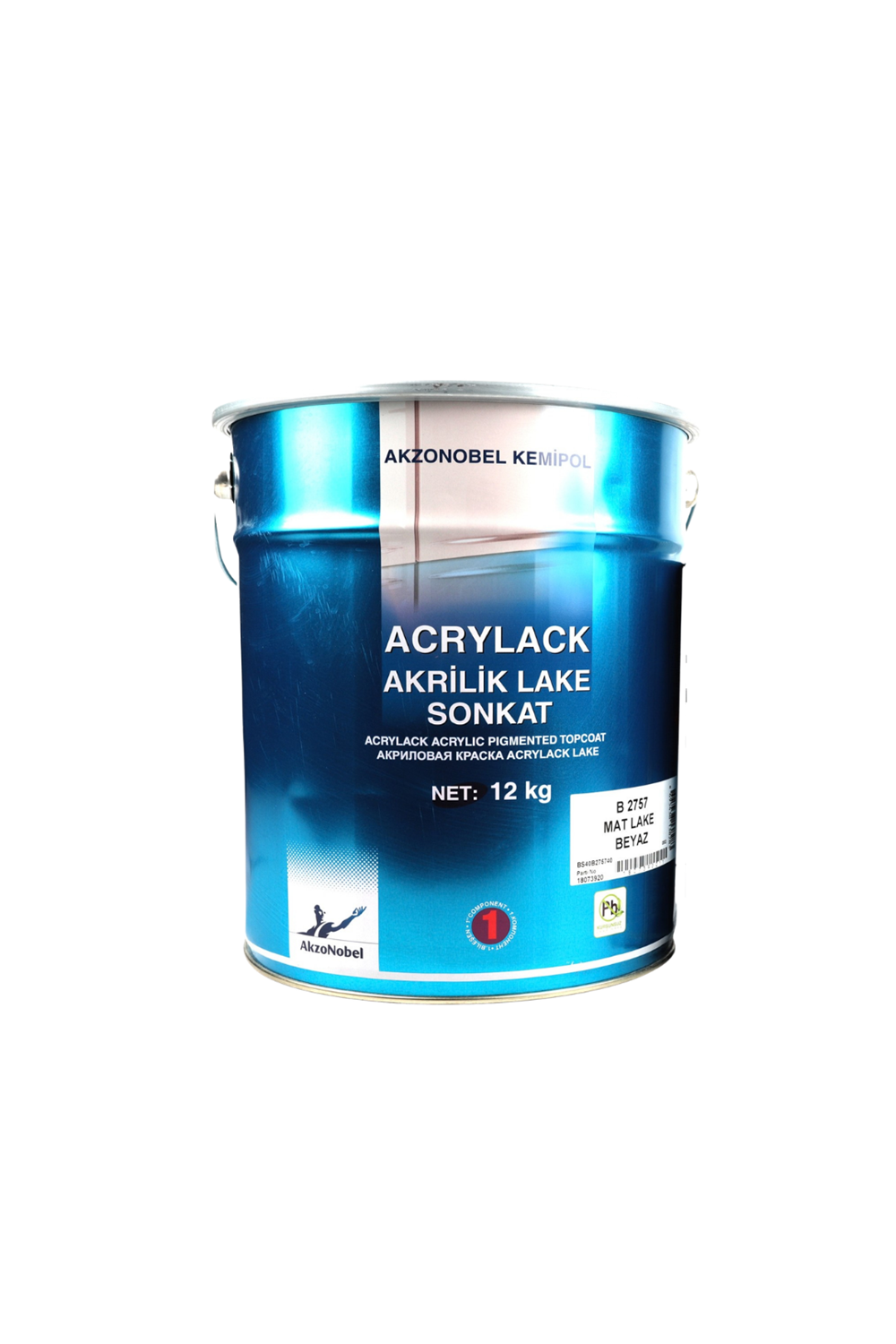 AKZO AKRİLİK MAT LAKE BEYAZ BOYA 12 KG