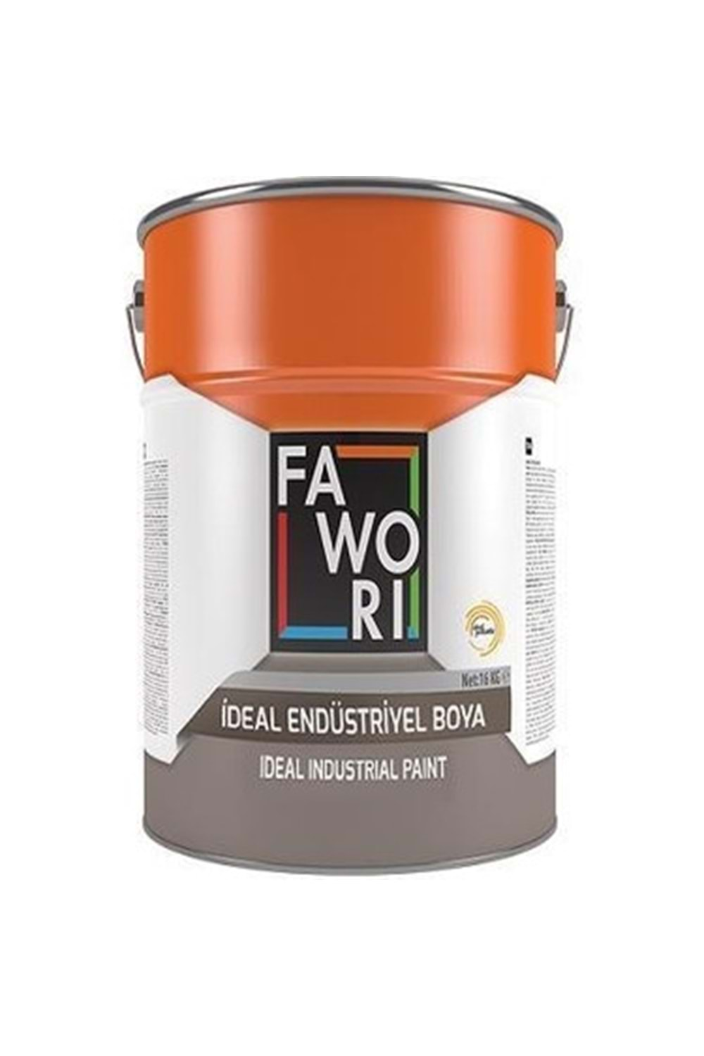 FAWORİ İDEAL ENDÜSTRİYEL BOYA KOYU KAHVE 0,75 KG