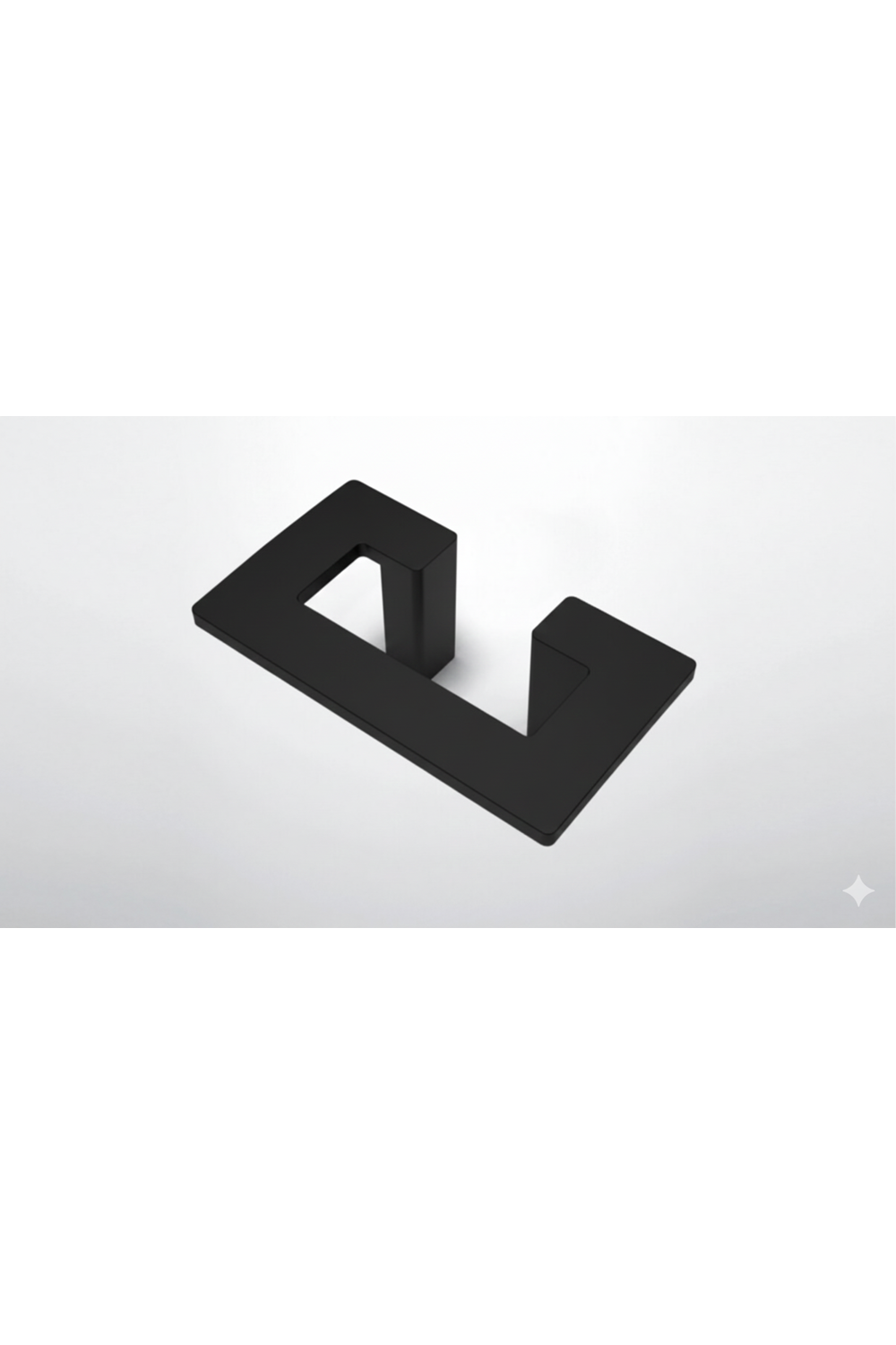 METAX E KULP MAT SİYAH (E-32-05)