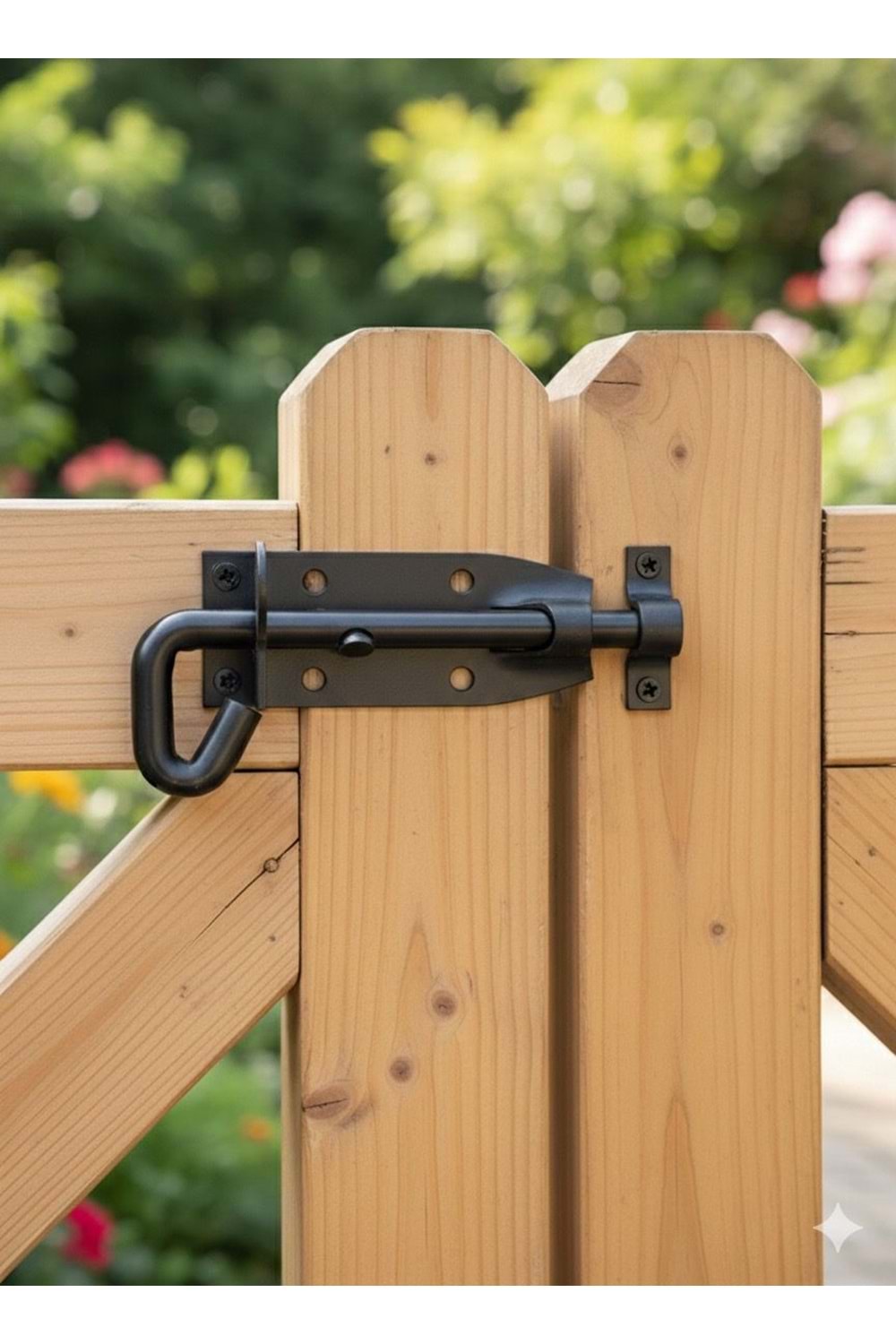 KRİSTAL KİLİTLİ SÜRGÜ SİYAH NO:3