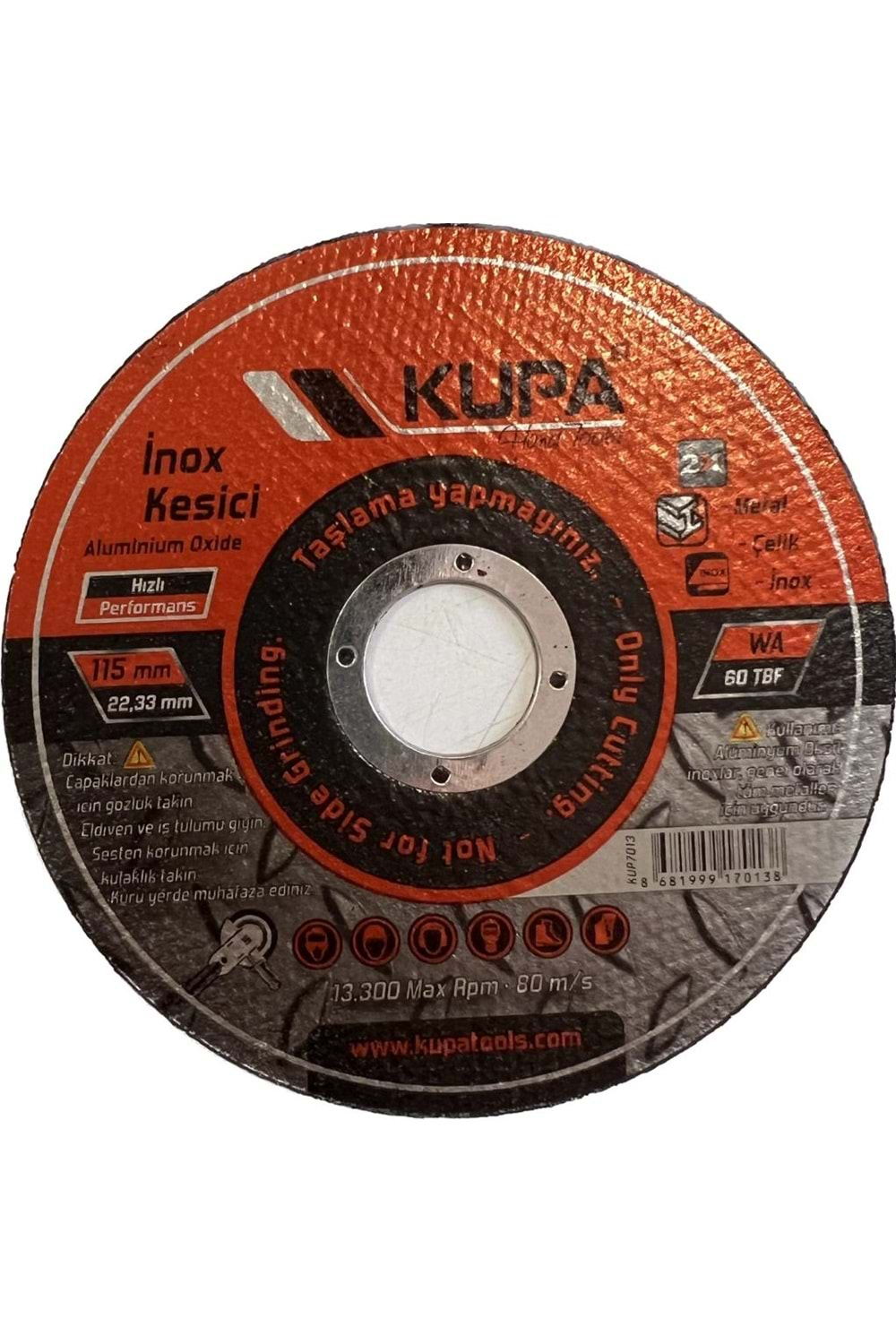 KUPA İNOX KESİCİ 115 MM