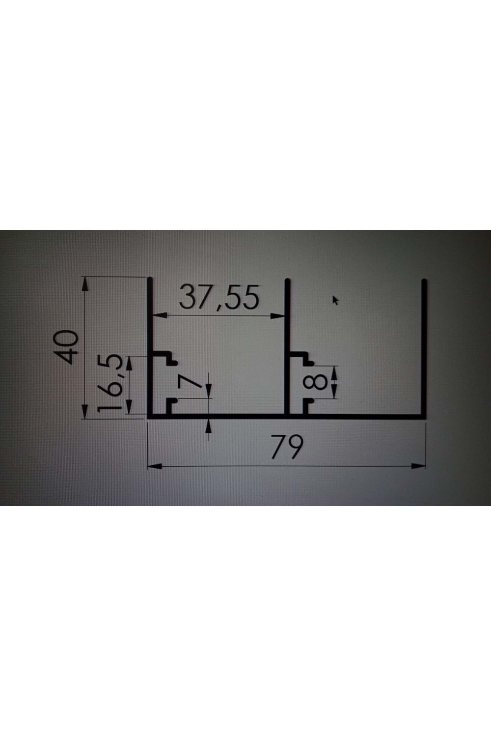 LUCİDO LC 58 L-3174-3 ÜST RAY 3 MT