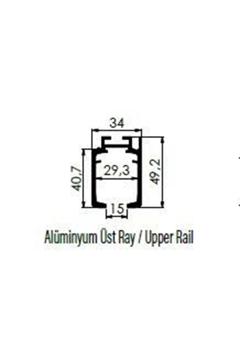 LUCİDO LC 120 L-3175-1 ÜST RAY 2 MT (LC-2122)