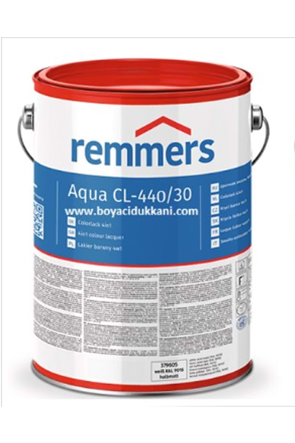 REMMERS AQUA CL-440/30 COLORLACK WEİSS BEYAZ 0,75 LT