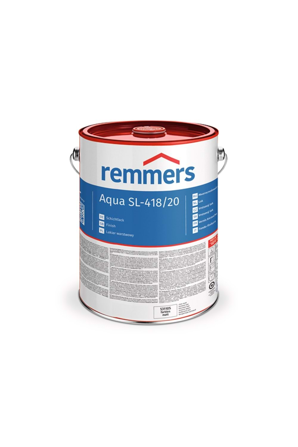 REMMERS SL-418/30 HM SU BAZLI AKRİLİK VERNİK 5 LT