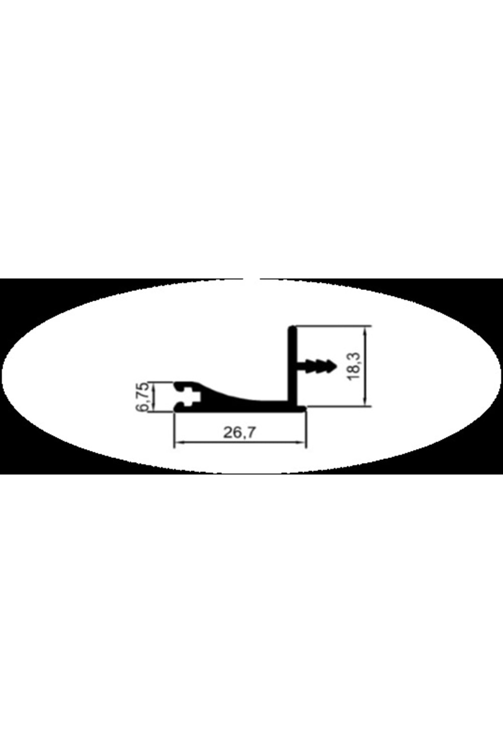 MD-1026 GİZLİ BOY KULP 3 MT