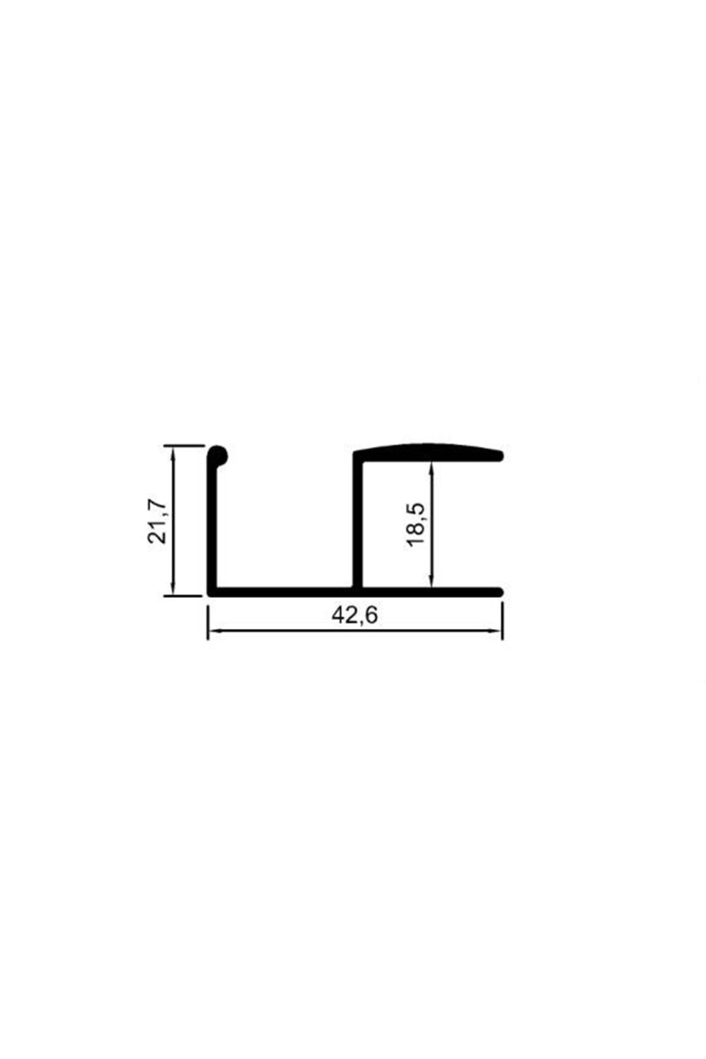 MD-1071 ALÜMİNYUM BOY KULP 2,5 MT