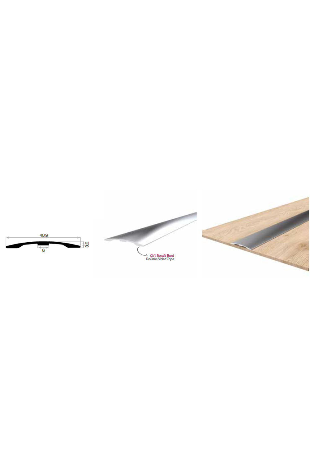 Z-3002-1006 KAPI EŞİĞİ YAPIŞKANLI 2,70 MT (5353)