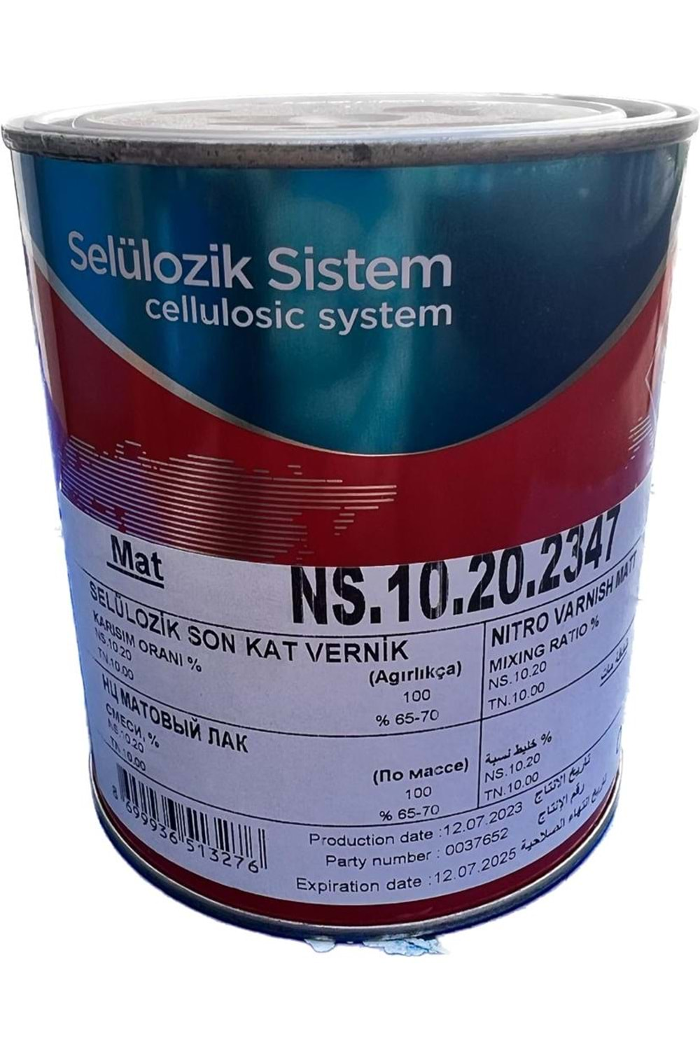 POLCHEM NS10.20 SELÜLOZİK MAT VERNİK 0,85 LT