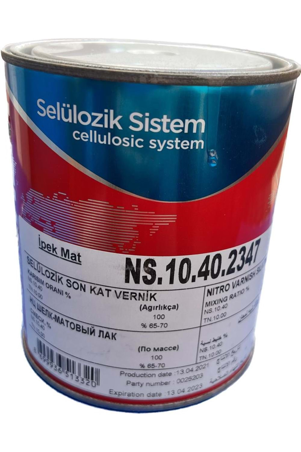 POLCHEM NS10.40 SELÜLOZİK İPEK MAT VERNİK 0,85 KG