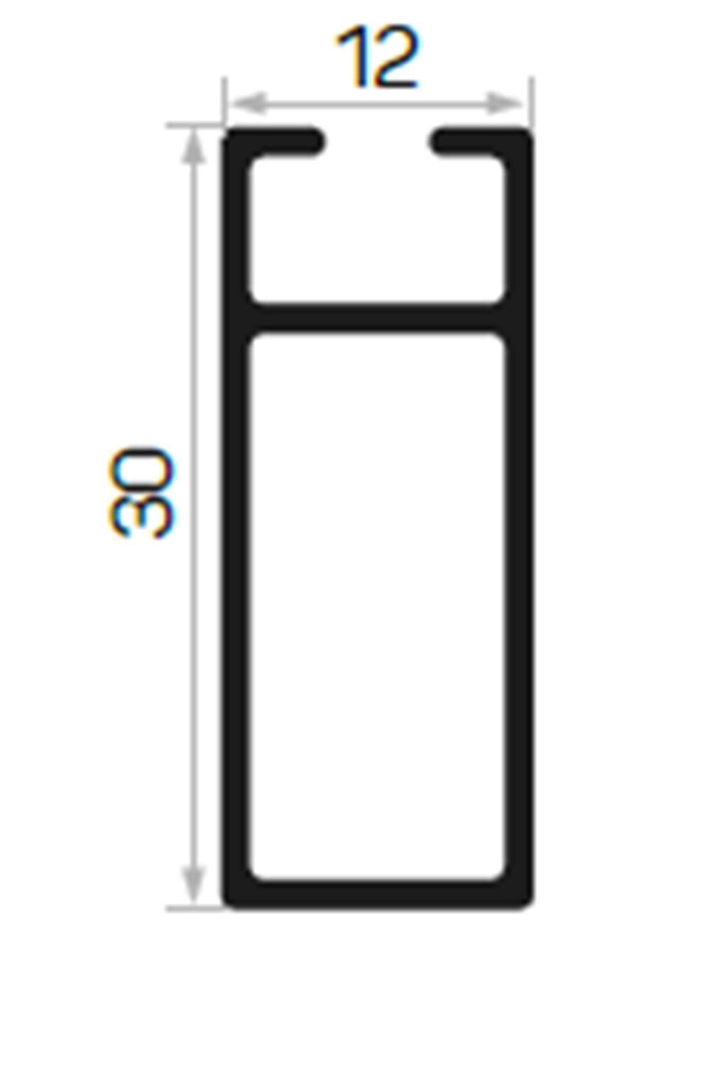 SİYAH DİKDÖRTGEN ASKI BORUSU 3 MT