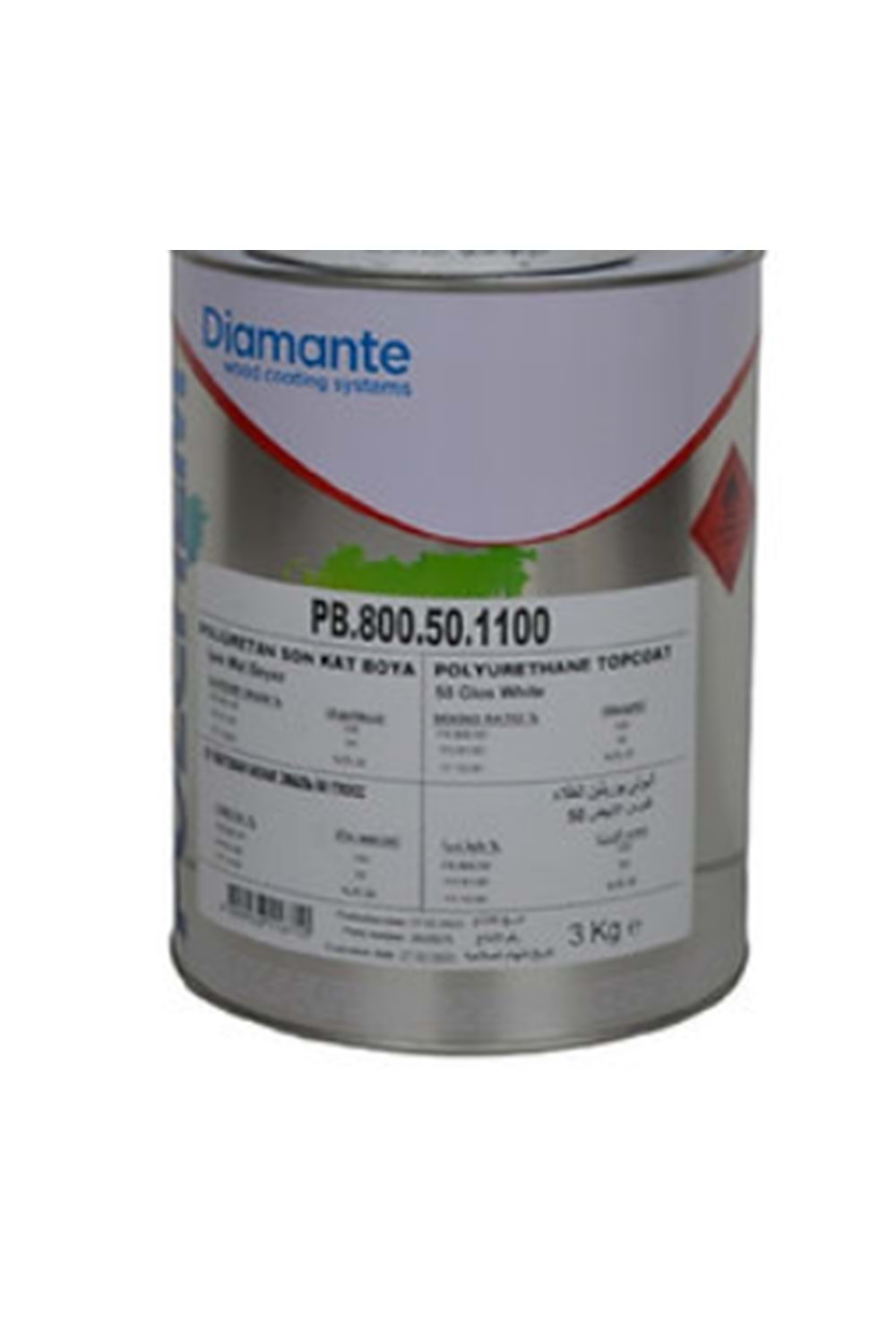 POLCHEM PB800.50 İPEK MAT BEYAZ BOYA 3 KG