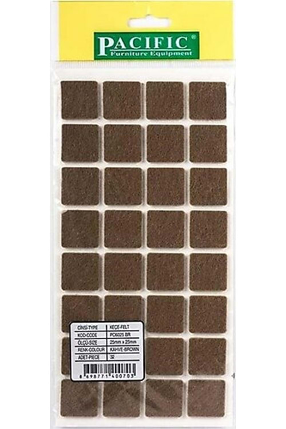 PACİFİC KEÇE KARE 30*30