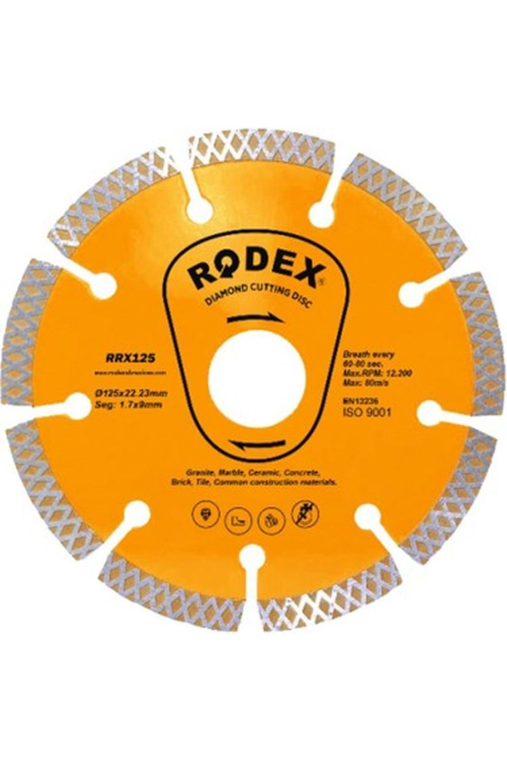 RODEX ELMAS KESME DİSKİ 115 MM