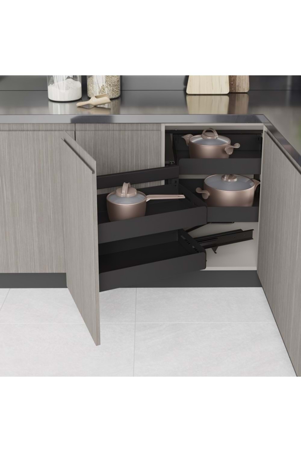 STARAX S-3001-UB-A KAPAĞA MONTE KÖRKÖŞE MEKANİZMASI SOL 45 CM