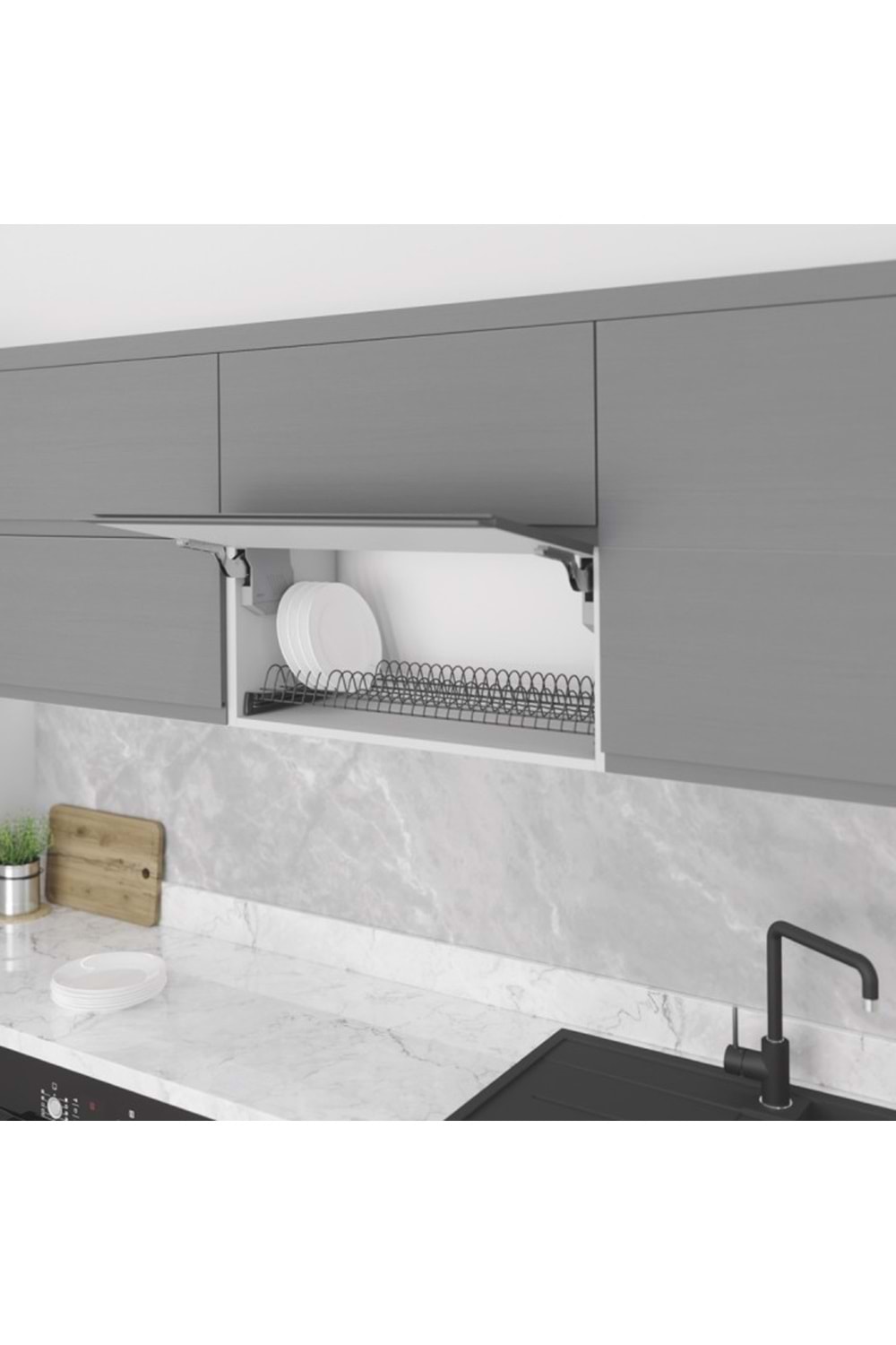STARAX S-5151-A TABAK RAFI 560-570*270*110 ANTRASİT 60 CM
