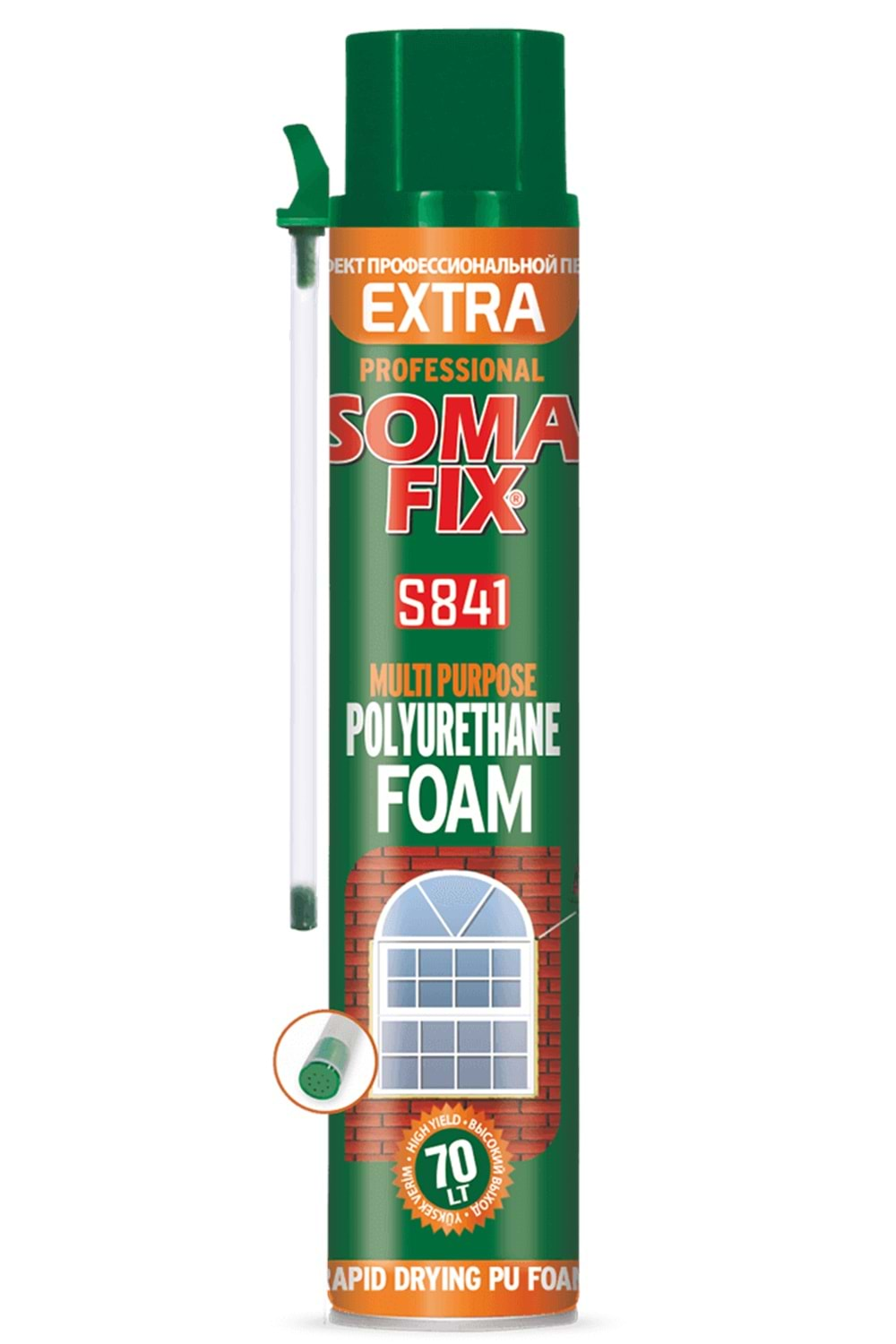 SOMAFİX S841 POLİÜRETAN EXTRA KÖPÜK 850 ML (12)