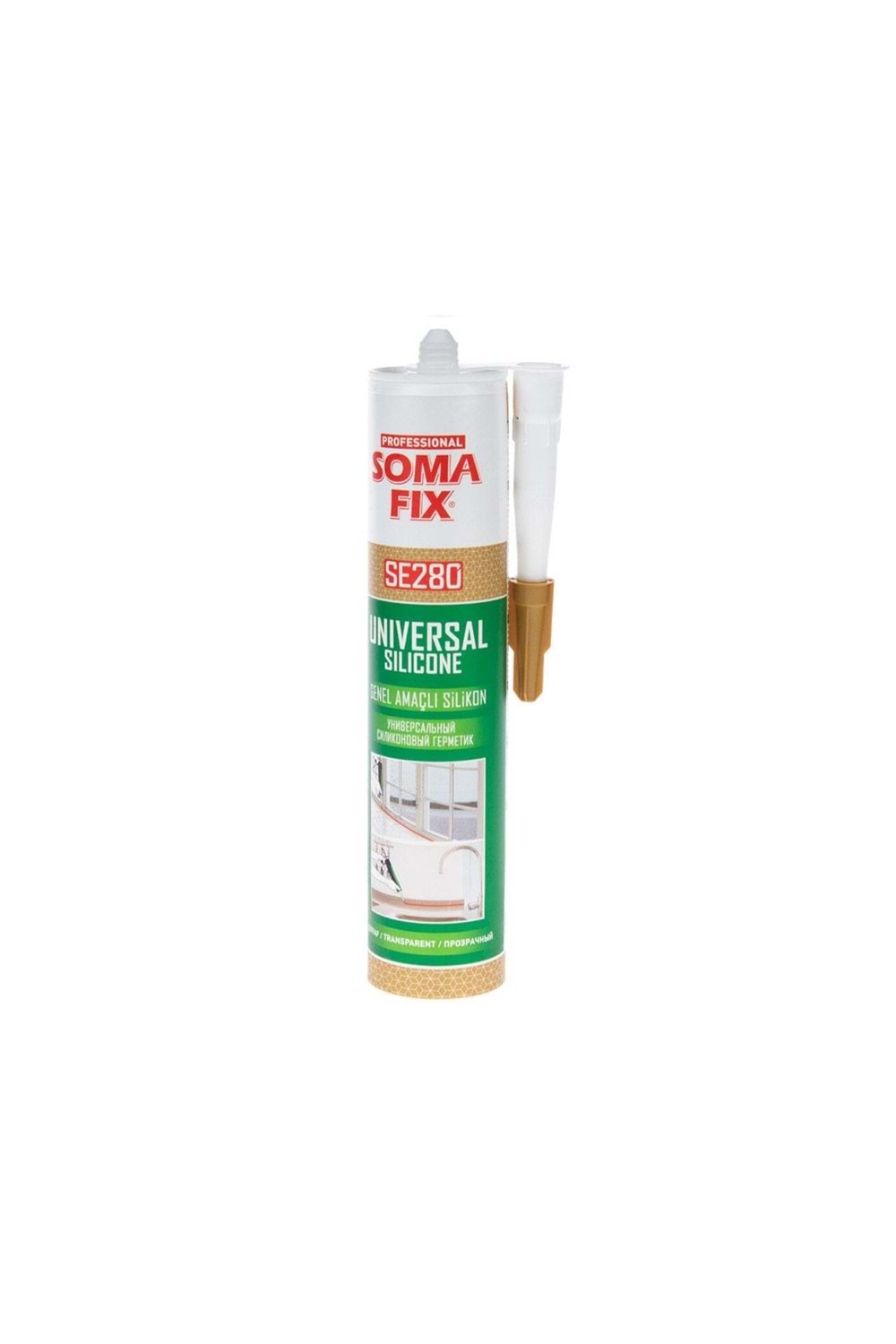 SOMAFİX SE284 GENEL AMAÇLI SİLİKON GRİ 280 GR (24)