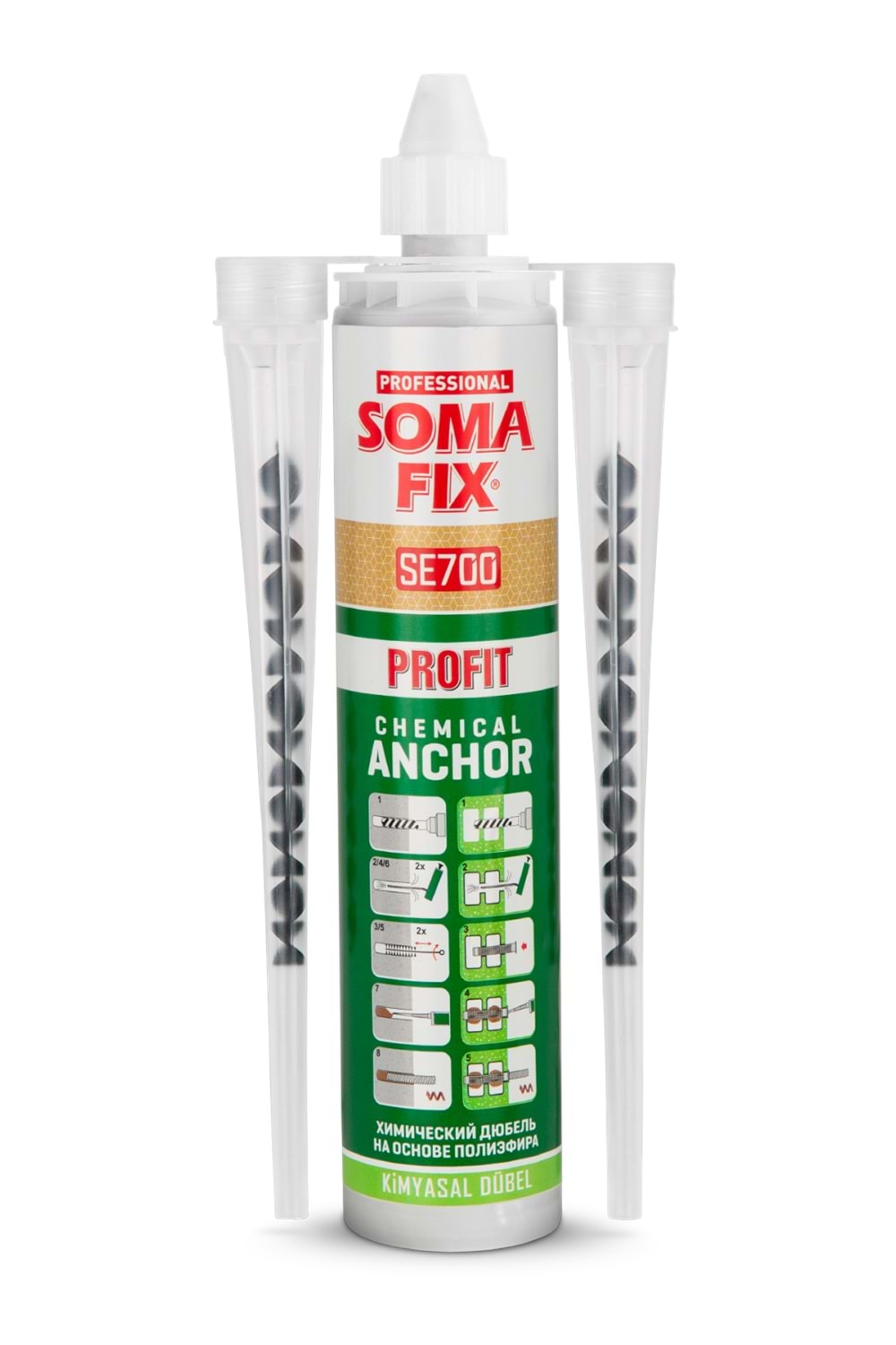 SOMAFİX SE700 PROFİT POLYESTER KİMYASAL DÜBEL 300 ML(12)