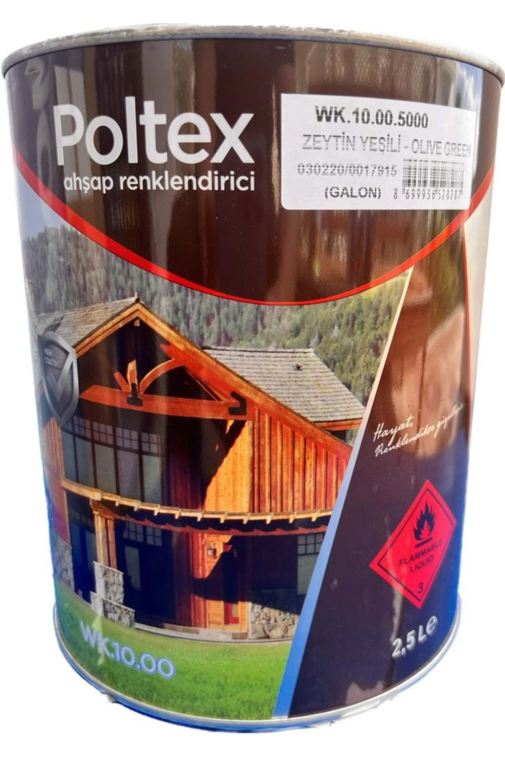 POLCHEM WK10 POLTEX ZEYTİN YEŞİLİ 2,5 LT (5000)