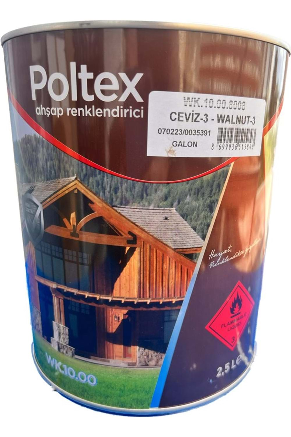 POLCHEM WK10 POLTEX CEVİZ-3 2,5 LT (8008)