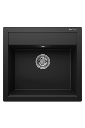 REALSTONE K004 OLYMPOS 56 GRANİT EVİYE (BLACK)