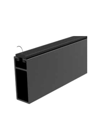 SİYAH DİKDÖRTGEN ASKI BORUSU 3 MT