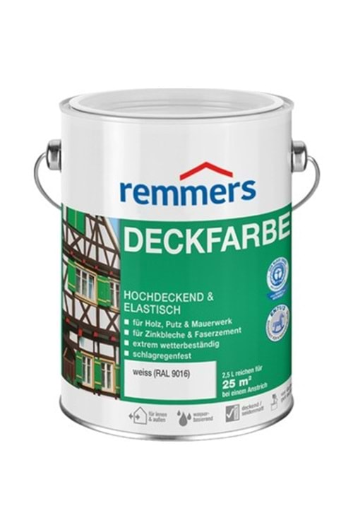 REMMERS DECKFARBE BEYAZ BOYA 2,5 LT