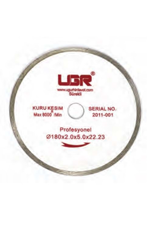 UGR ELMAS DAİRE TESTERE (SÜREKLİ) 115*22.23*1,8*1,2 MM