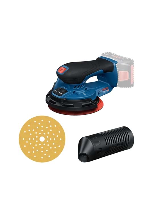 BOSCH GEX 18V-150-3 AKÜLÜ EKZANTİRİK ZIMPARA MAKİNESİ (SOLO)