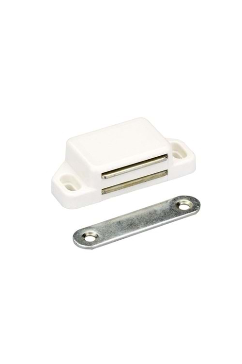 MIKNATISLI ÇIT ÇIT 5,7 CM YAYSIZ BEYAZ